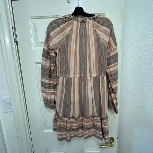 Veronica Beard Danica Printed Mini Cotton Dress - Picture 4 of 4